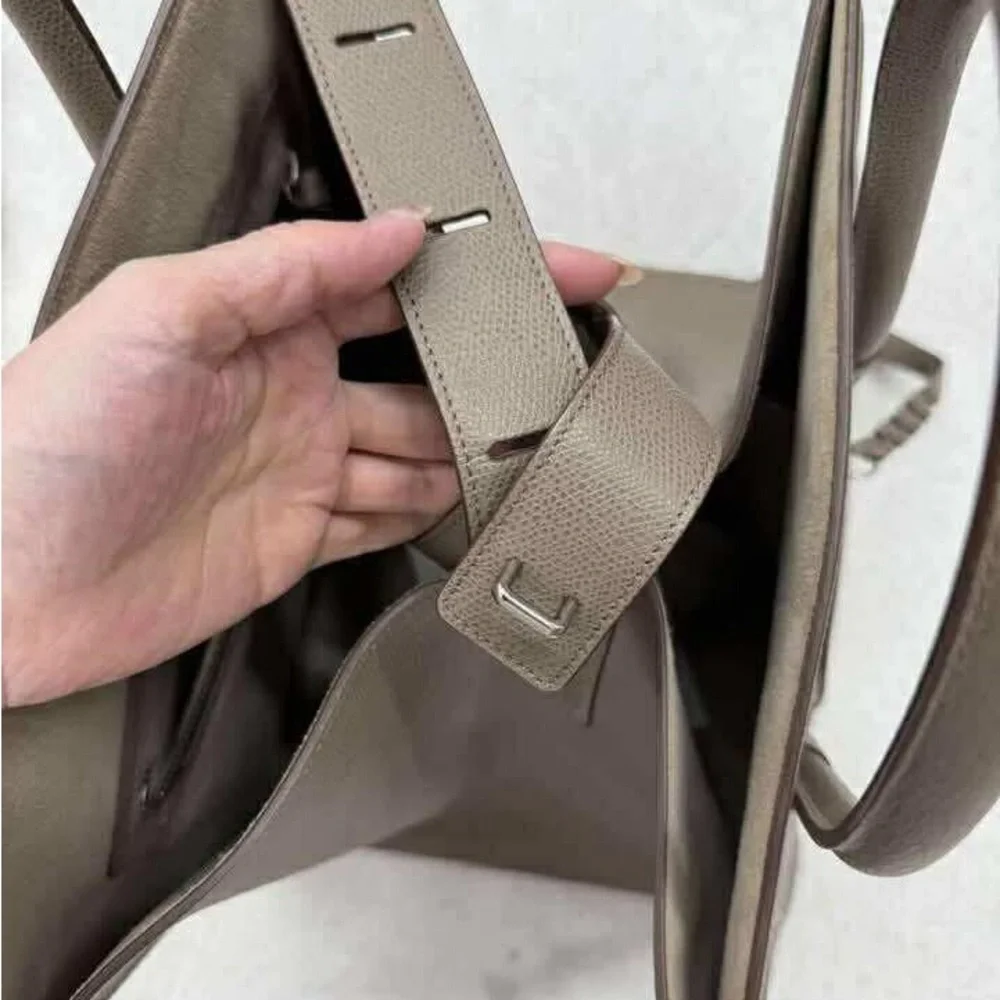 Celine Gray Leather Tote - Picture 6 of 16